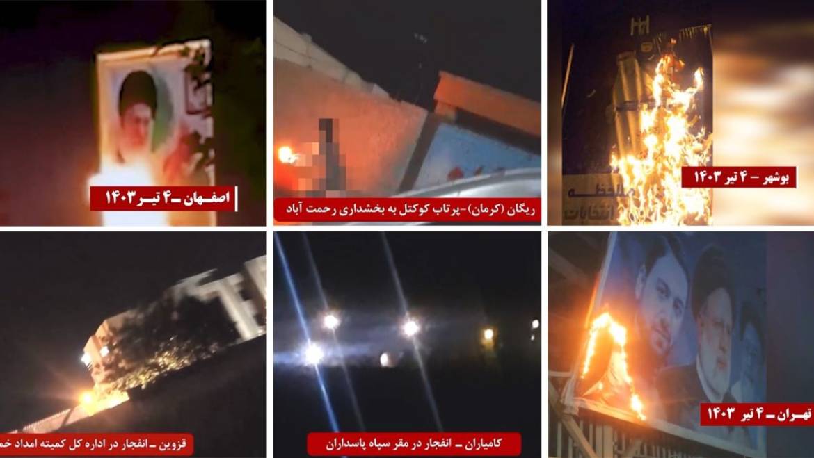 Iran’s Youth Ignite Nationwide Protests Denouncing Sham Presidential Election